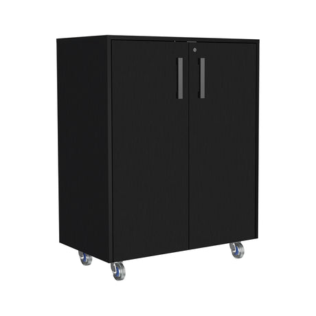 Mueble Auxiliar Basic Wengue 70x90cm con Ruedas - Barras y Muebles Auxiliares | Bylmo