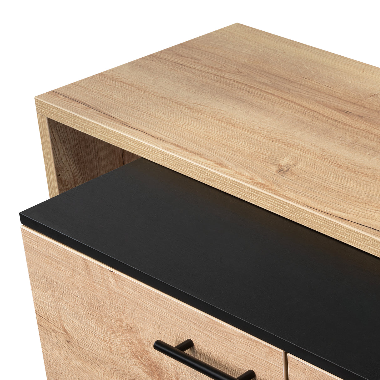 Isla de Cocina Sicilia 150x90cm Wengue con Entrepaños - Barras y Muebles Auxiliares | Bylmo