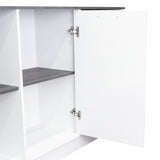 Isla de Cocina Juniper 150x90cm Onix Moderna con Entrepaños - Barras y Muebles Auxiliares | Bylmo