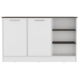 Isla de Cocina Ginger Blanco 150x90.6cm Diseño Moderno - Barras y Muebles Auxiliares | Bylmo
