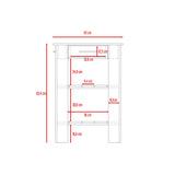 Isla de Cocina Cala 65x93.4 Wengue con Un Cajón - Barras y Muebles Auxiliares | Bylmo