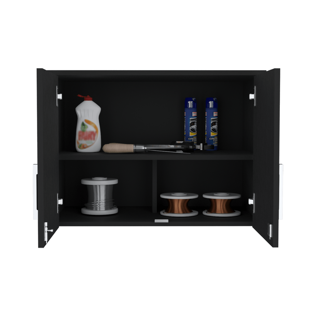 Mueble Auxiliar Basic Wengue 70x50cm con Entrepaño - Barras y Muebles Auxiliares | Bylmo