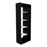 Biblioteca Rookie Minimalista 60x160cm Wengue con Entrepaños - Bibliotecas y Estanterías | Bylmo