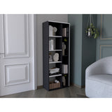 Biblioteca Rookie Minimalista 60x160cm Wengue con Entrepaños - Bibliotecas y Estanterías | Bylmo