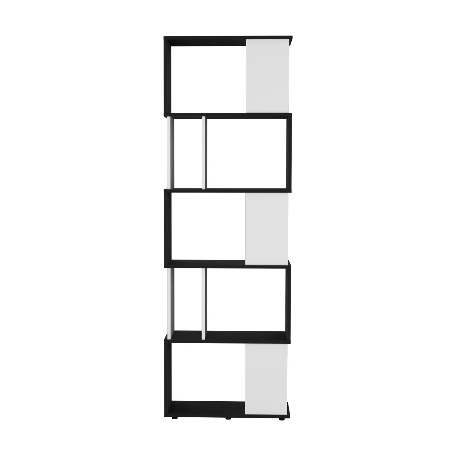 Biblioteca Noah Minimalista Wengue 60x180cm con Entrepaños - Bibliotecas y Estanterías | Bylmo
