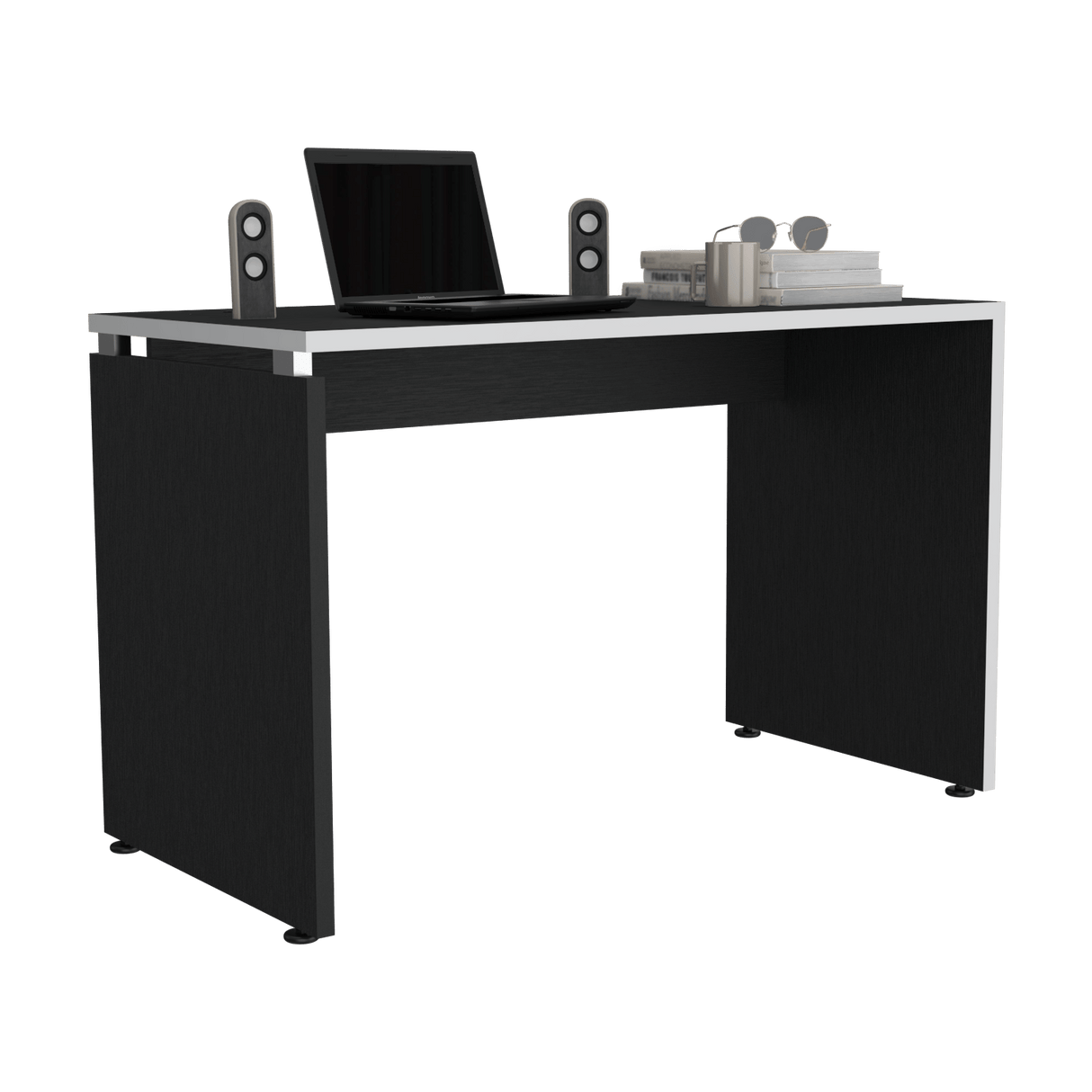 Escritorio Rookie Wengue 120x75cm con Bordes Blancos - Escritorios | Bylmo