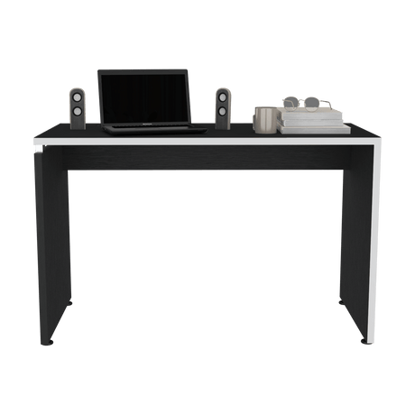 Escritorio Rookie Wengue 120x75cm con Bordes Blancos - Escritorios | Bylmo