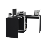 Escritorio en L Rookie Wengue 151.5x76.5cm con Organizador de Libros - Escritorios | Bylmo