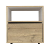 Mesa de Noche Sleep S 50x52cm Duna con Compartimiento - Mesas de Noche | Bylmo