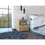 Mesa de Noche Sleep S 50x52cm Duna con Compartimiento - Mesas de Noche | Bylmo