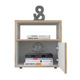 Mesa de Noche Sleep S 50x52cm Duna con Compartimiento - Mesas de Noche | Bylmo