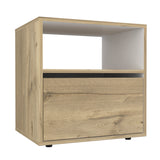 Mesa de Noche Sleep S 50x52cm Duna con Compartimiento - Mesas de Noche | Bylmo