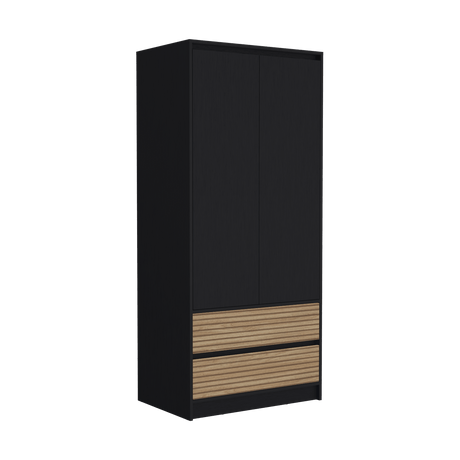 Closet Austin Wengue 80x180cm con Dos Cajones - Closets | Bylmo