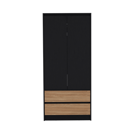 Closet Austin Wengue 80x180cm con Dos Cajones - Closets | Bylmo