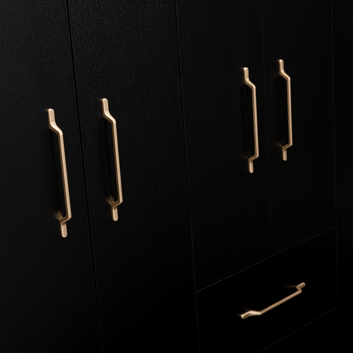 Closet Bariloche Wengue 170.3x180cm con Dos Cajones - Closets | Bylmo