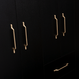 Closet Bariloche Wengue 170.3x180cm con Dos Cajones - Closets | Bylmo