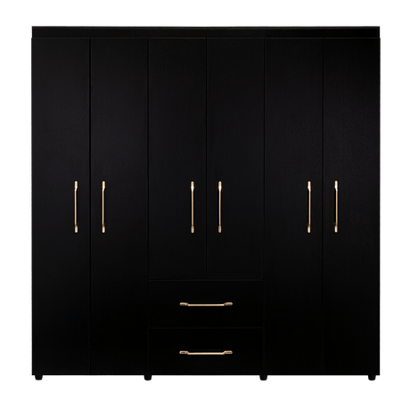 Closet Bariloche Wengue 170.3x180cm con Dos Cajones - Closets | Bylmo