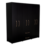 Closet Bariloche Wengue 170.3x180cm con Dos Cajones - Closets | Bylmo