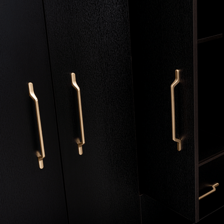 Closet Bariloche Wengue 170.3x180cm con Dos Cajones - Closets | Bylmo