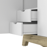 Closet Bi Color Duna 80x180.2cm con Dos Cajones - Closets | Bylmo