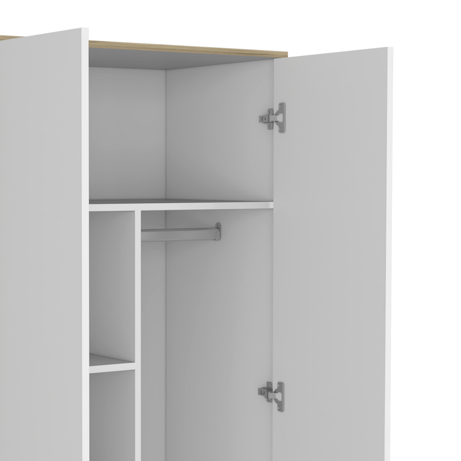 Closet Bi Color Duna 80x180.2cm con Dos Cajones - Closets | Bylmo