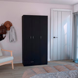 Closet Zeta Wengue 90x184.6cm con Un Cajón - Closets | Bylmo