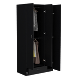 Closet Zeta Wengue 90x184.6cm con Un Cajón - Closets | Bylmo