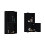 Set x 2 Gabinetes de Baño Bath 30x60.1cm Wengue con Entrepaños y Puerta - Gabinetes de Baño | Bylmo