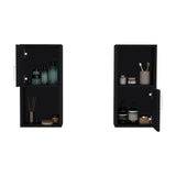Set x 2 Gabinetes de Baño Bath 30x60.1cm Wengue con Entrepaños y Puerta - Gabinetes de Baño | Bylmo