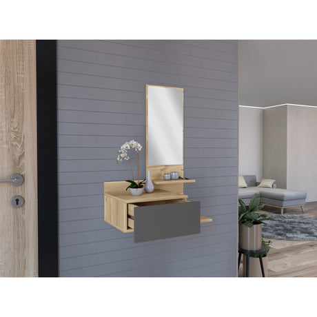 Recibidor Vienna Duna 60.1x1.95cm con Espejo - Bifes y Arrimos | Bylmo