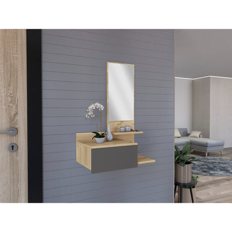 Recibidor Vienna Duna 60.1x1.95cm con Espejo - Bifes y Arrimos | Bylmo