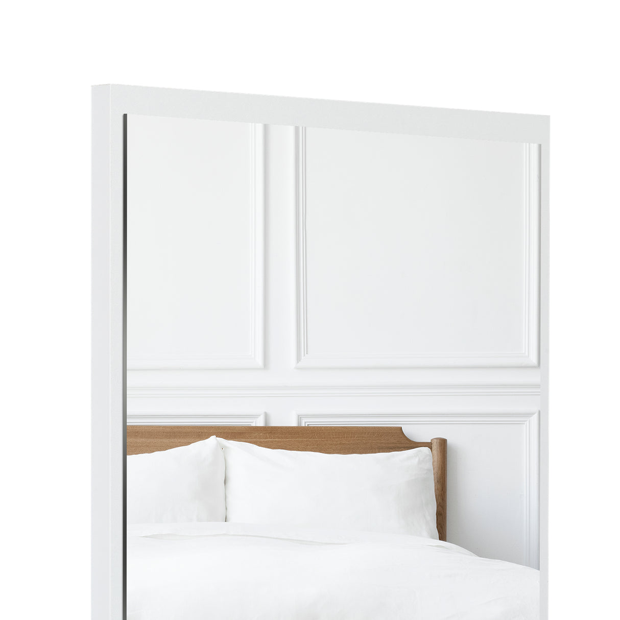 Recibidor Vienna Blanco 60.1x91.95cm con Espejo - Bifes y Arrimos | Bylmo