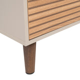 Cajonera Funes Taupe 80x80cm con Dos Cajones - Cajoneras y Comodas | Bylmo