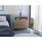 Cajonera Funes Taupe 80x80cm con Dos Cajones - Cajoneras y Comodas | Bylmo