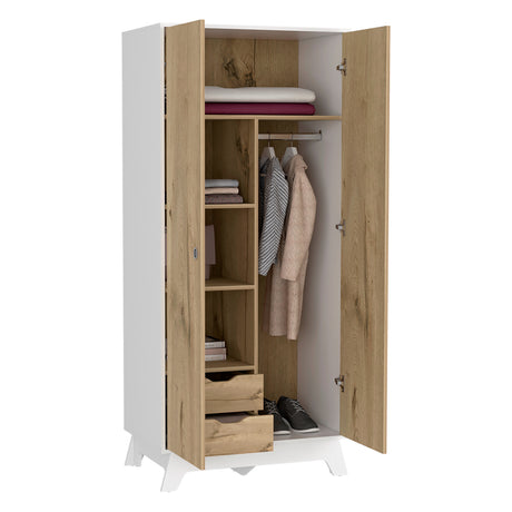 Closet Zeta Duna 80x180.2cm con Dos Cajones - Closets | Bylmo