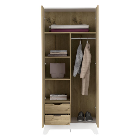Closet Zeta Duna 80x180.2cm con Dos Cajones - Closets | Bylmo