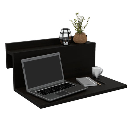 Escritorio Terraza Office Wengue 78x36.3cm Flotante para Balcones - Escritorios | Bylmo