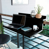 Escritorio Terraza Office Wengue 78x36.3cm Flotante para Balcones - Escritorios | Bylmo