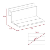 Escritorio Terraza Office Wengue 78x36.3cm Flotante para Balcones - Escritorios | Bylmo