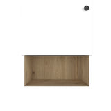 Gabinete de Baño Bi Color Blanco 41.2x72.6cm Flotante con Una Puerta y Entrepaños - Gabinetes de Baño | Bylmo