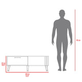 Mesa de Centro Vance Capri 120x43cm con Compartimiento - Mesas de Centro | Bylmo