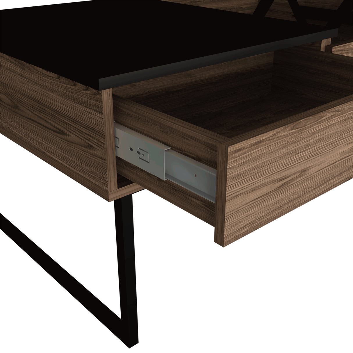 Mesa de Centro Five G Coñac 101.5x45.7cm Extensible con Compartimentos - Mesas de Centro | Bylmo