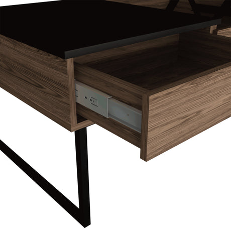 Mesa de Centro Five G Coñac 101.5x45.7cm Extensible con Compartimentos - Mesas de Centro | Bylmo