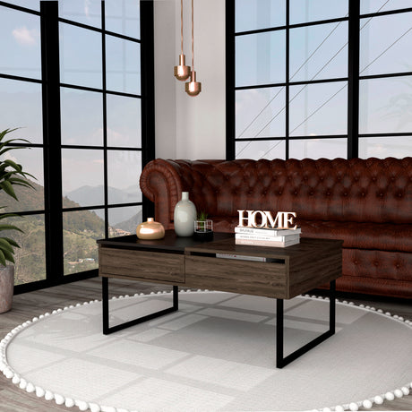 Mesa de Centro Five G Coñac 101.5x45.7cm Extensible con Compartimentos - Mesas de Centro | Bylmo