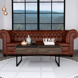 Mesa de Centro Five G Coñac 101.5x45.7cm Extensible con Compartimentos - Mesas de Centro | Bylmo