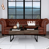 Mesa de Centro Five G Coñac 101.5x45.7cm Extensible con Compartimentos - Mesas de Centro | Bylmo