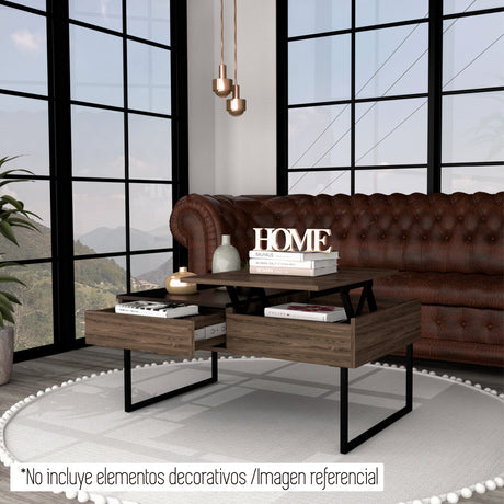 Mesa de Centro Five G Coñac 101.5x45.7cm Extensible con Compartimentos - Mesas de Centro | Bylmo