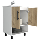 Mueble para Baño Bi Color Blanco Nevado 60.6x83.9cm con Lavamanos Praia 45 - Muebles para Lavamanos | Bylmo