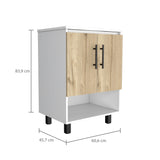 Mueble para Baño Bi Color Blanco Nevado 60.6x83.9cm con Lavamanos Praia 45 - Muebles para Lavamanos | Bylmo