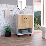 Mueble para Baño Bi Color Blanco Nevado 60.6x83.9cm con Lavamanos Praia 45 - Muebles para Lavamanos | Bylmo